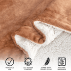 Velvet Plush Sherpa Luxury Bed Blanket - Kinsley, photo 100 of 146