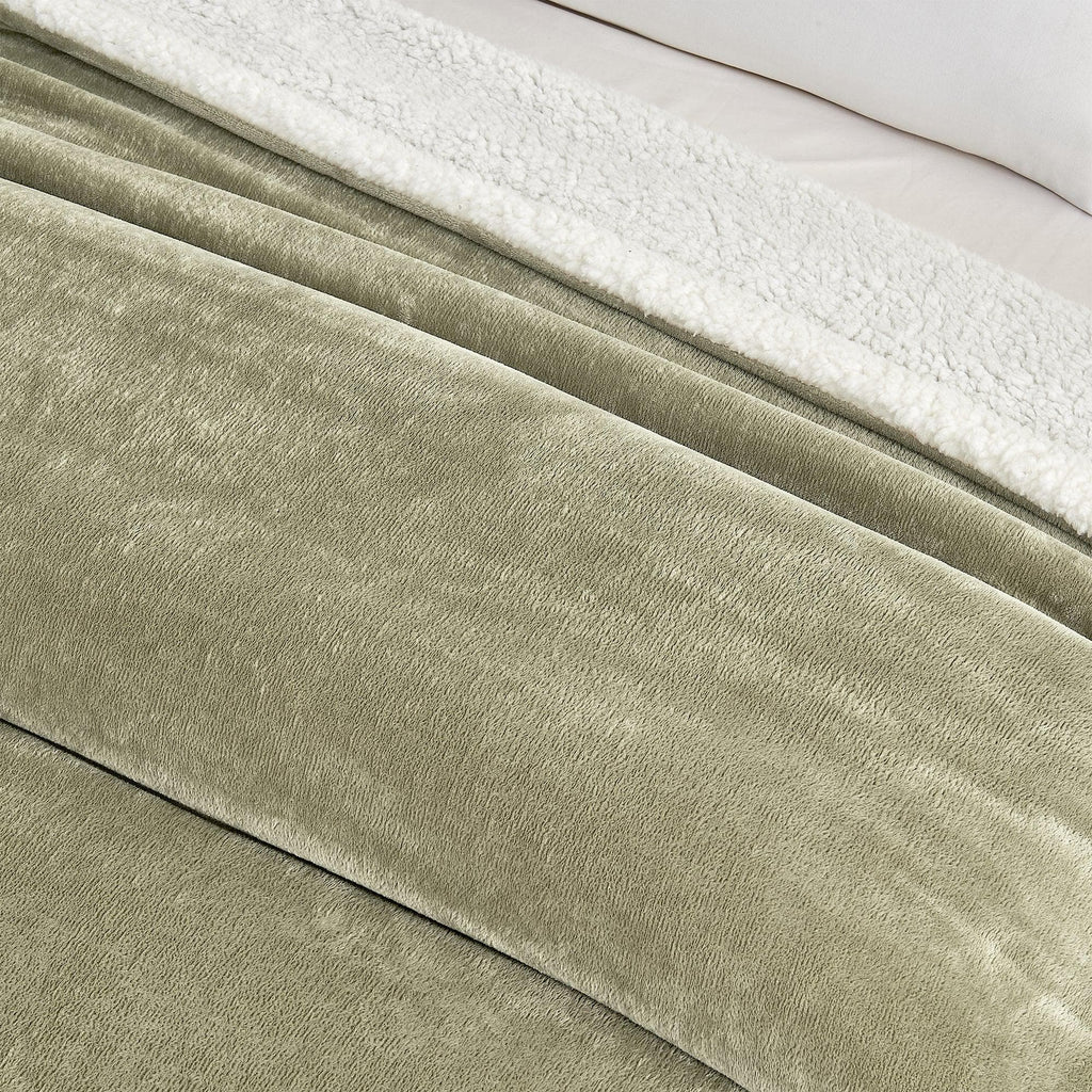Velvet Plush Sherpa Luxury Bed Blanket - Kinsley, photo 104 of 146