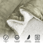Velvet Plush Sherpa Luxury Bed Blanket - Kinsley, photo 105 of 146