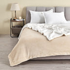 Velvet Plush Sherpa Luxury Bed Blanket - Kinsley, photo 108 of 146