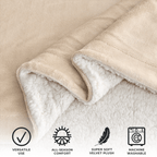 Velvet Plush Sherpa Luxury Bed Blanket - Kinsley, photo 110 of 146