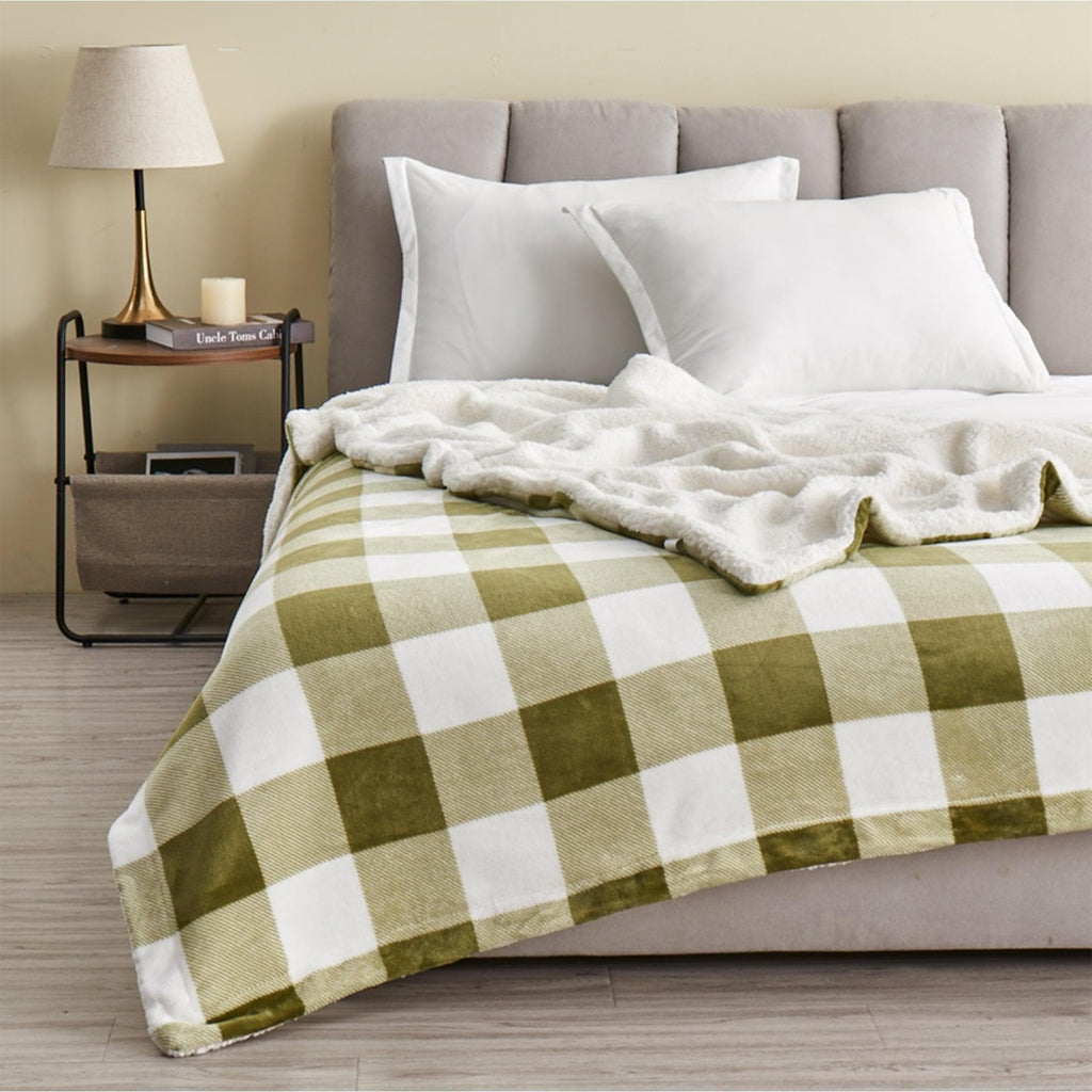 Velvet Plush Sherpa Luxury Bed Blanket - Kinsley, photo 113 of 146