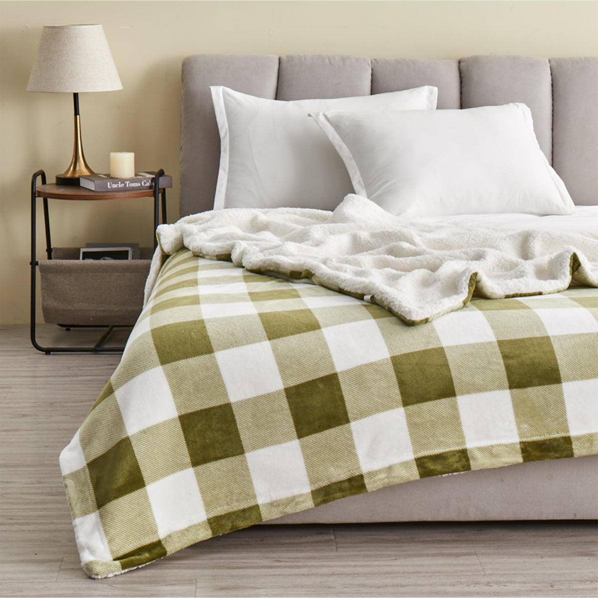 Velvet Plush Sherpa Luxury Bed Blanket - Kinsley, photo 113 of 146