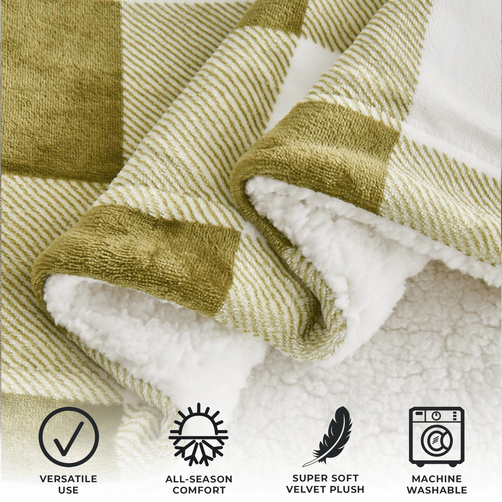 Velvet Plush Sherpa Luxury Bed Blanket - Kinsley, photo 115 of 146