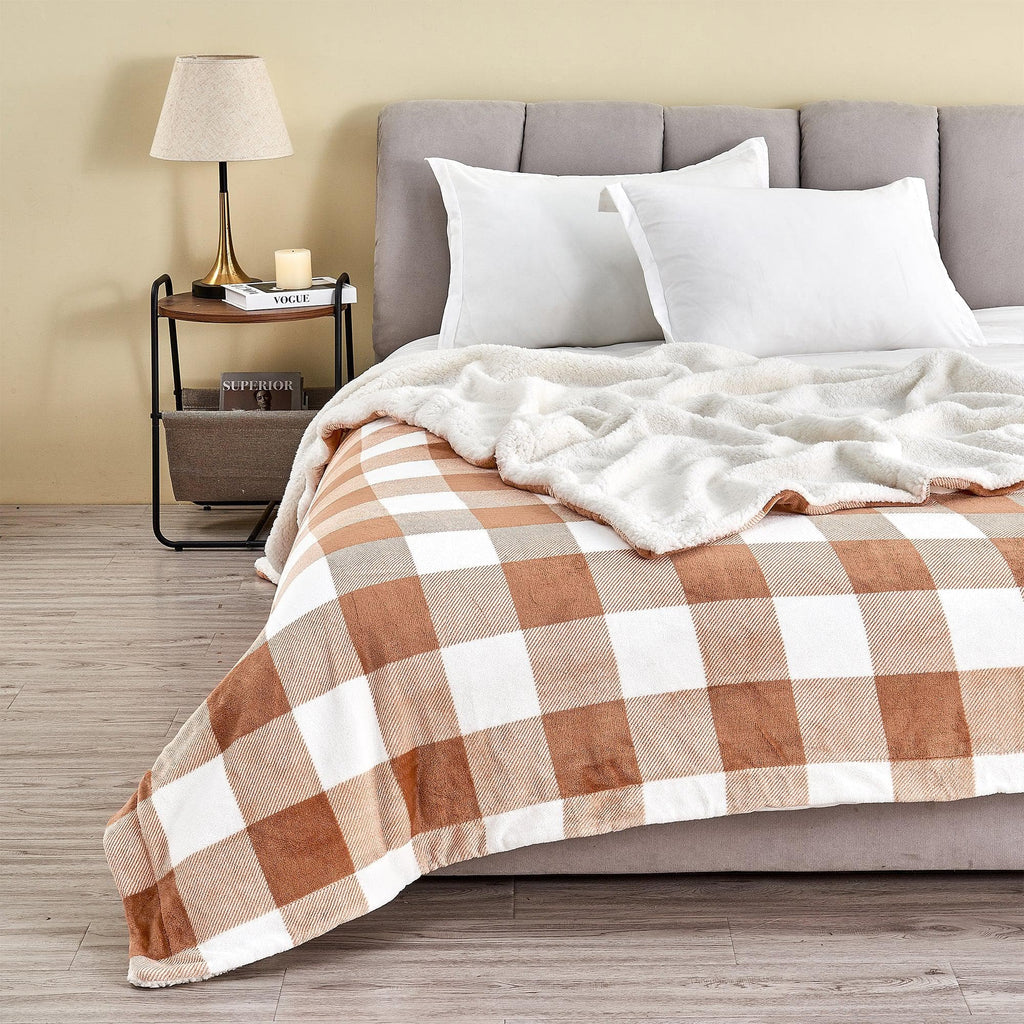 Velvet Plush Sherpa Luxury Bed Blanket - Kinsley, photo 118 of 146
