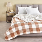 Velvet Plush Sherpa Luxury Bed Blanket - Kinsley, photo 118 of 146