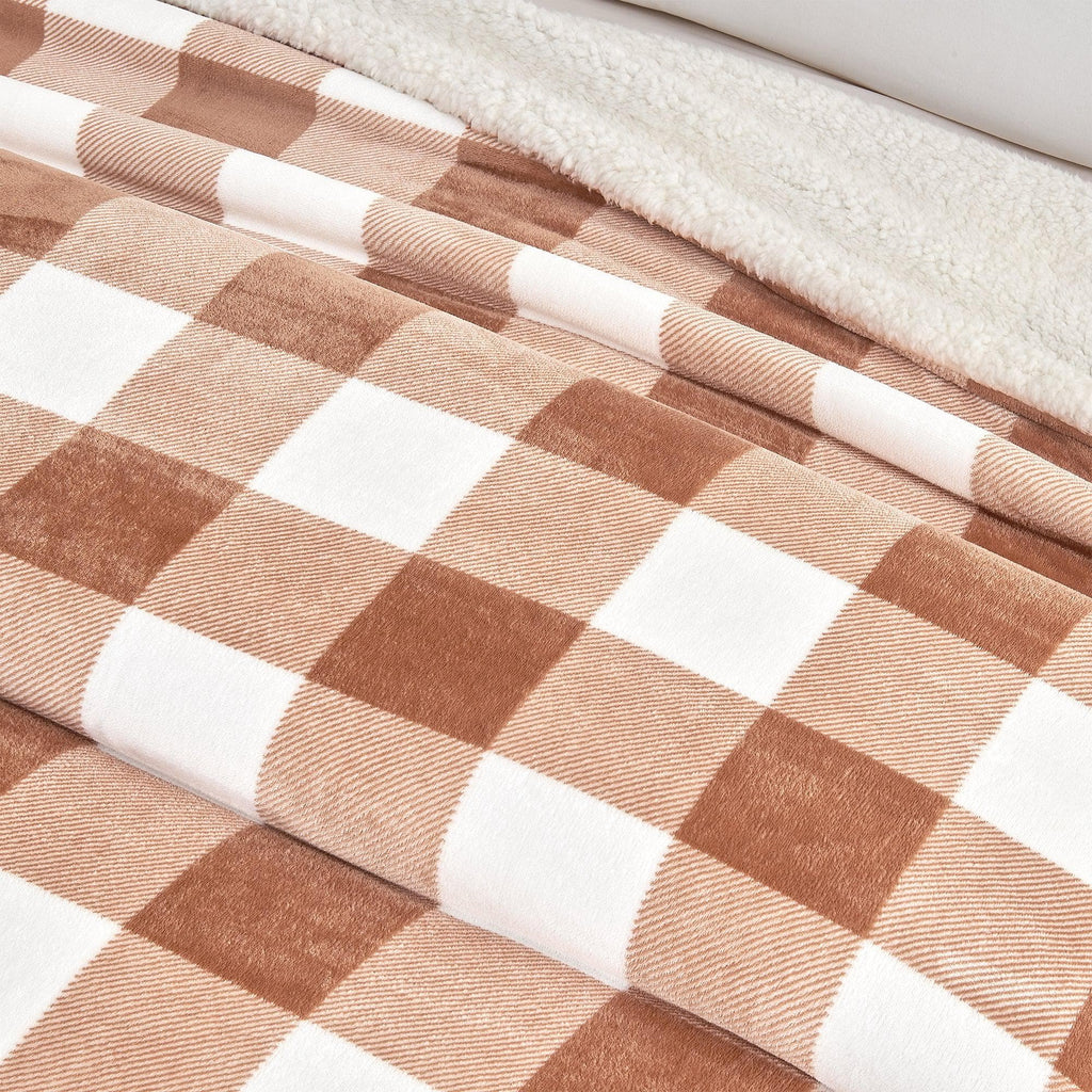 Velvet Plush Sherpa Luxury Bed Blanket - Kinsley, photo 119 of 146