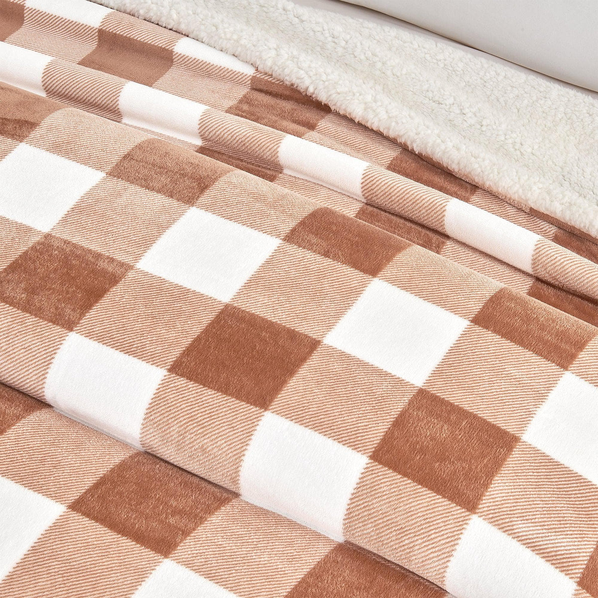 Velvet Plush Sherpa Luxury Bed Blanket - Kinsley, photo 119 of 146