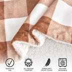 Velvet Plush Sherpa Luxury Bed Blanket - Kinsley, photo 120 of 146