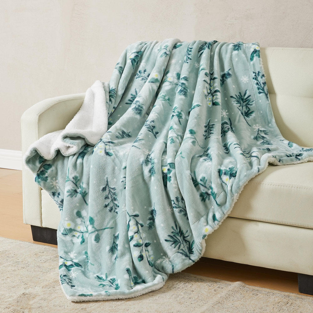 Velvet Plush Sherpa Luxury Bed Blanket - Kinsley, photo 131 of 146