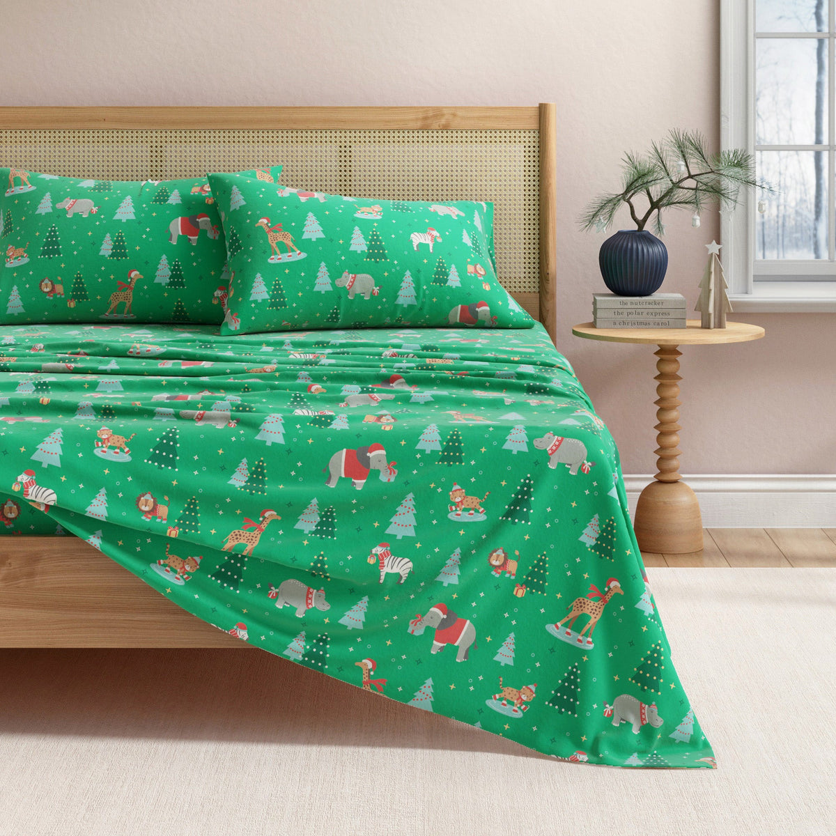 Turkish Cotton Christmas Flannel Sheet - Whittaker, photo 52 of 99