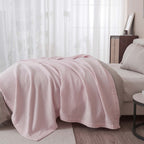 100% Cotton Waffle Weave Blanket - Mikala, photo 5 of 70