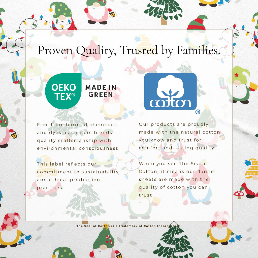 Turkish Cotton Christmas Flannel Sheet Set - Whittaker, photo 50 of 69
