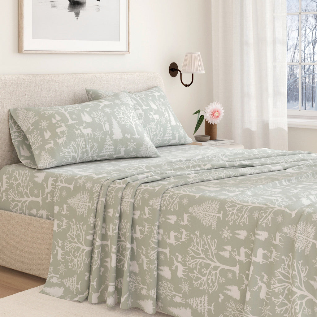 Turkish Cotton Flannel Sheet - Lakeview, photo 5 of 68