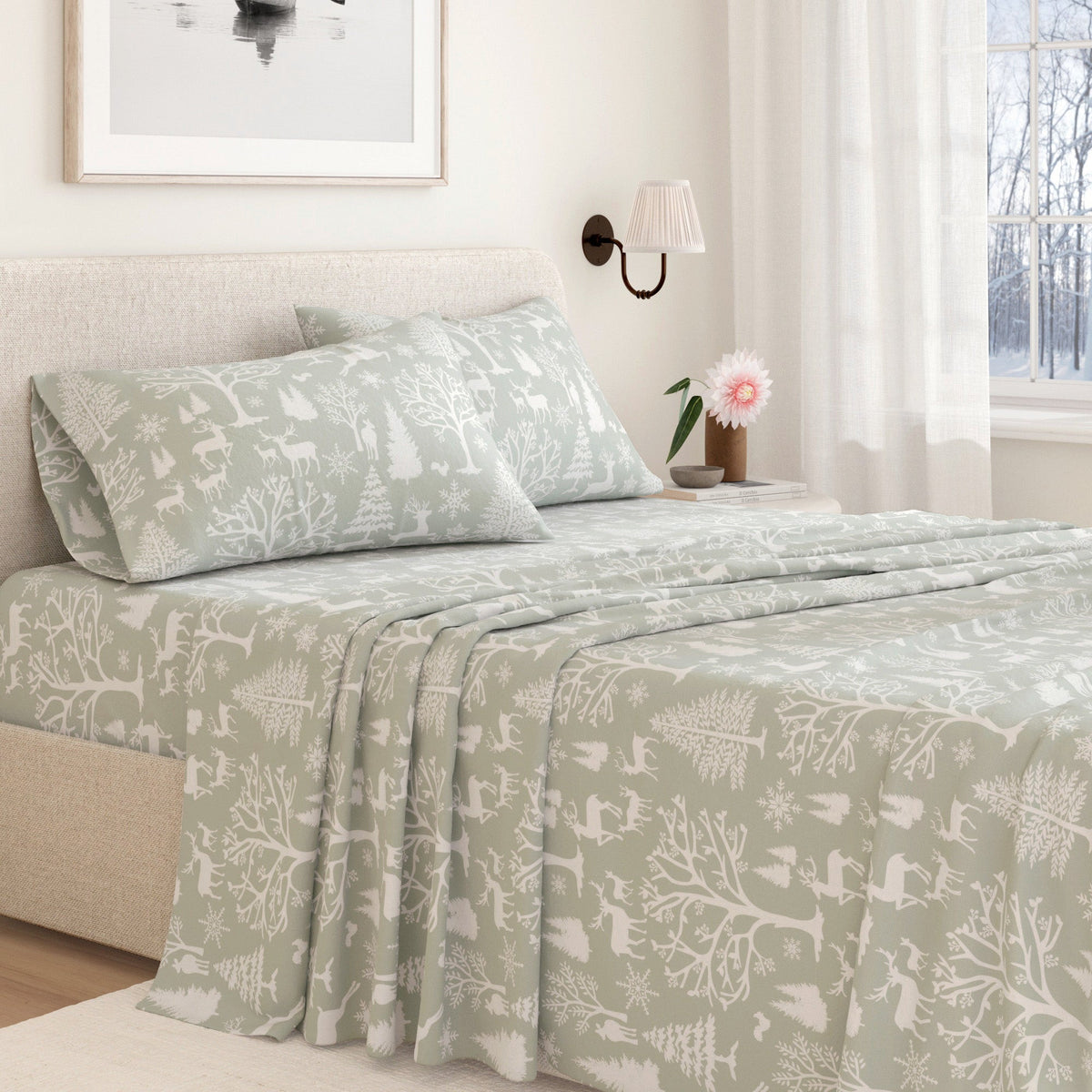 Turkish Cotton Flannel Sheet - Lakeview, photo 5 of 68