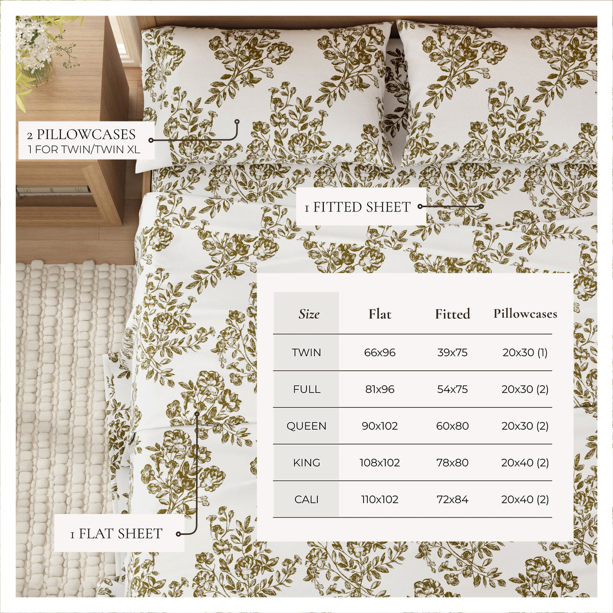 Turkish Cotton Flannel Sheet - Belle, photo 59 of 101