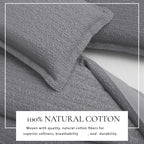 100% Cotton Honeycomb Waffle Duvet Set - Mattea, photo 38 of 42