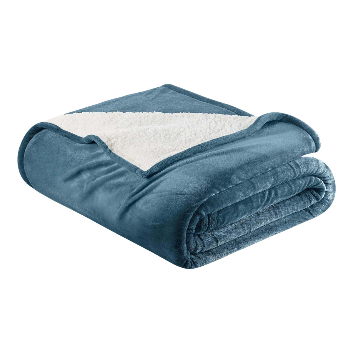 Velvet Plush Sherpa Bed Blanket - Sherpa Fleece, photo 50 of 69
