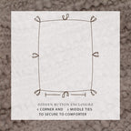 100% Cotton Honeycomb Waffle Duvet Set - Mattea, photo 29 of 42