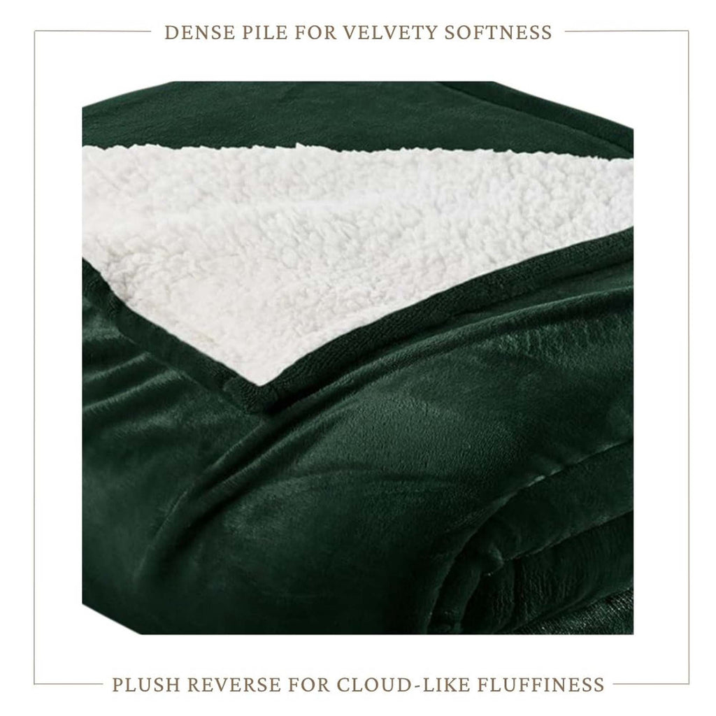 Velvet Plush Sherpa Bed Blanket - Sherpa Fleece, photo 69 of 69