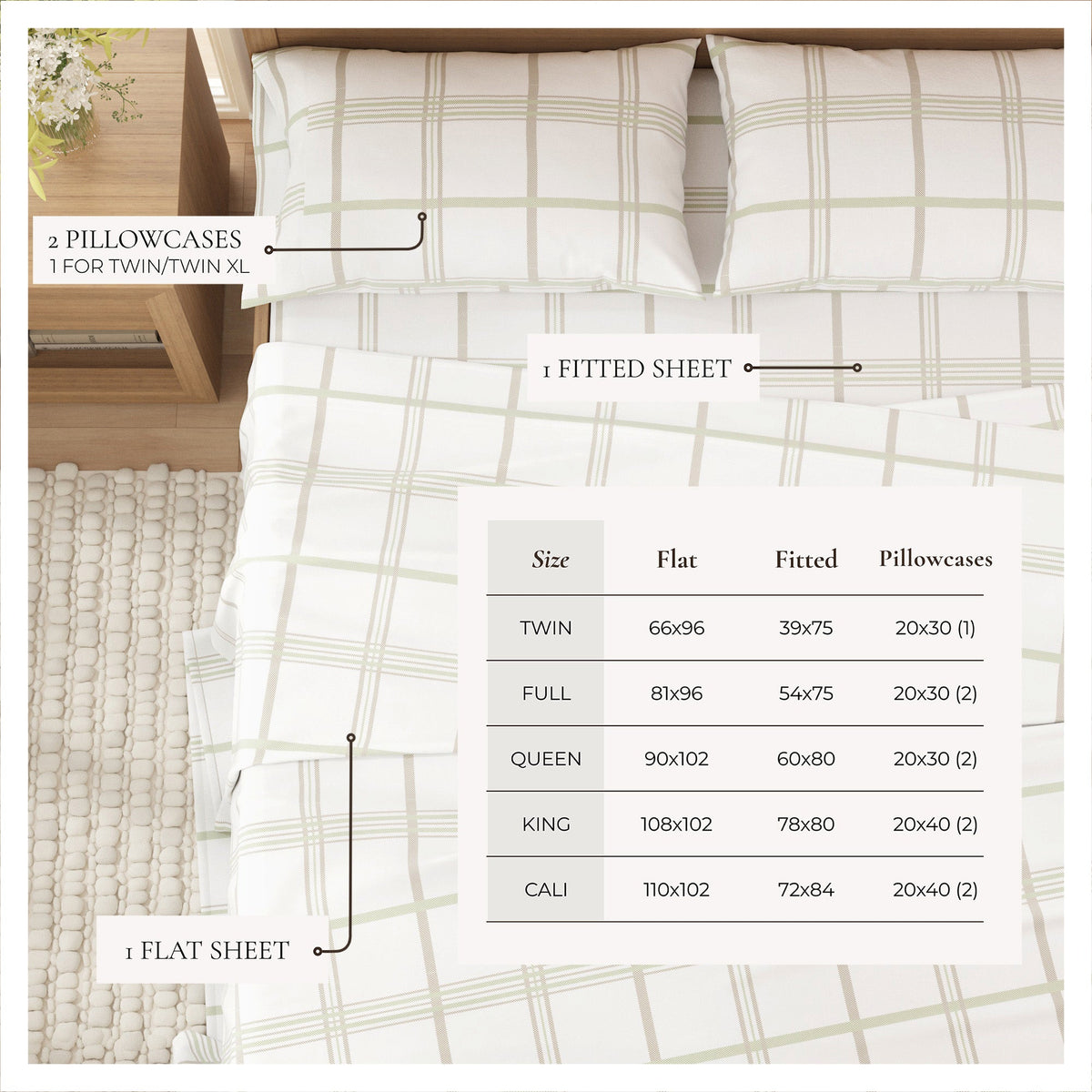 Turkish Cotton Flannel Sheet - Belle, photo 37 of 101