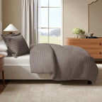 100% Cotton Honeycomb Waffle Duvet Set - Mattea, photo 25 of 42