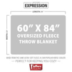 Jeffers Expression Oversized Fleece Throw Blanket, photo 27 of 29