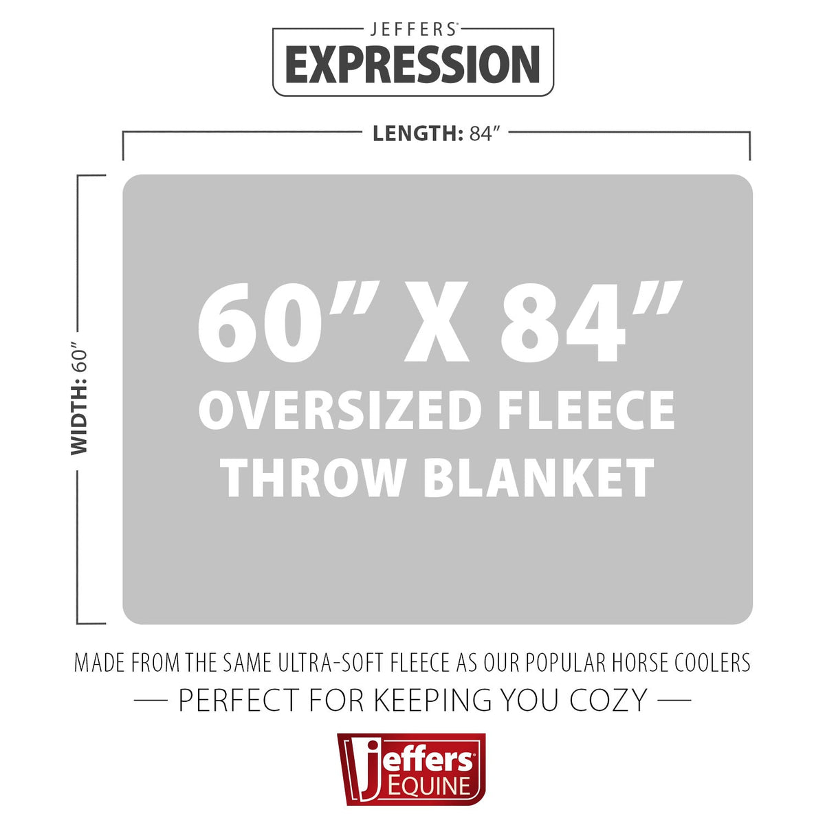 Jeffers Expression Oversized Fleece Throw Blanket, photo 27 of 29