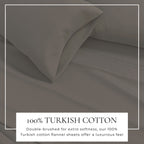Cotton Solid Flannel Sheet - Nordic, photo 26 of 60