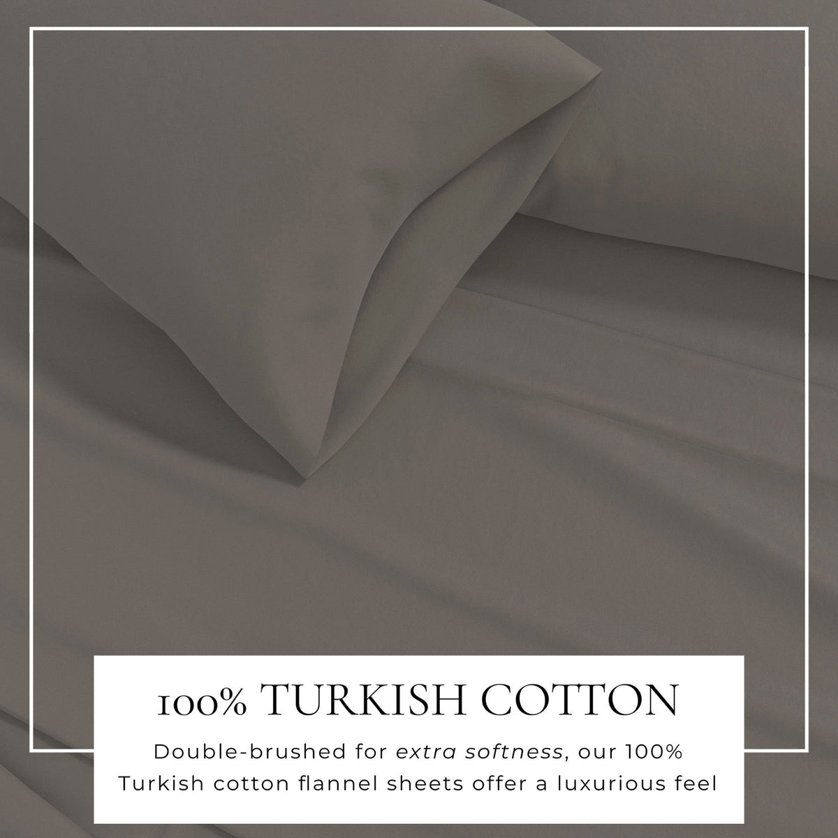Cotton Solid Flannel Sheet - Nordic, photo 26 of 60