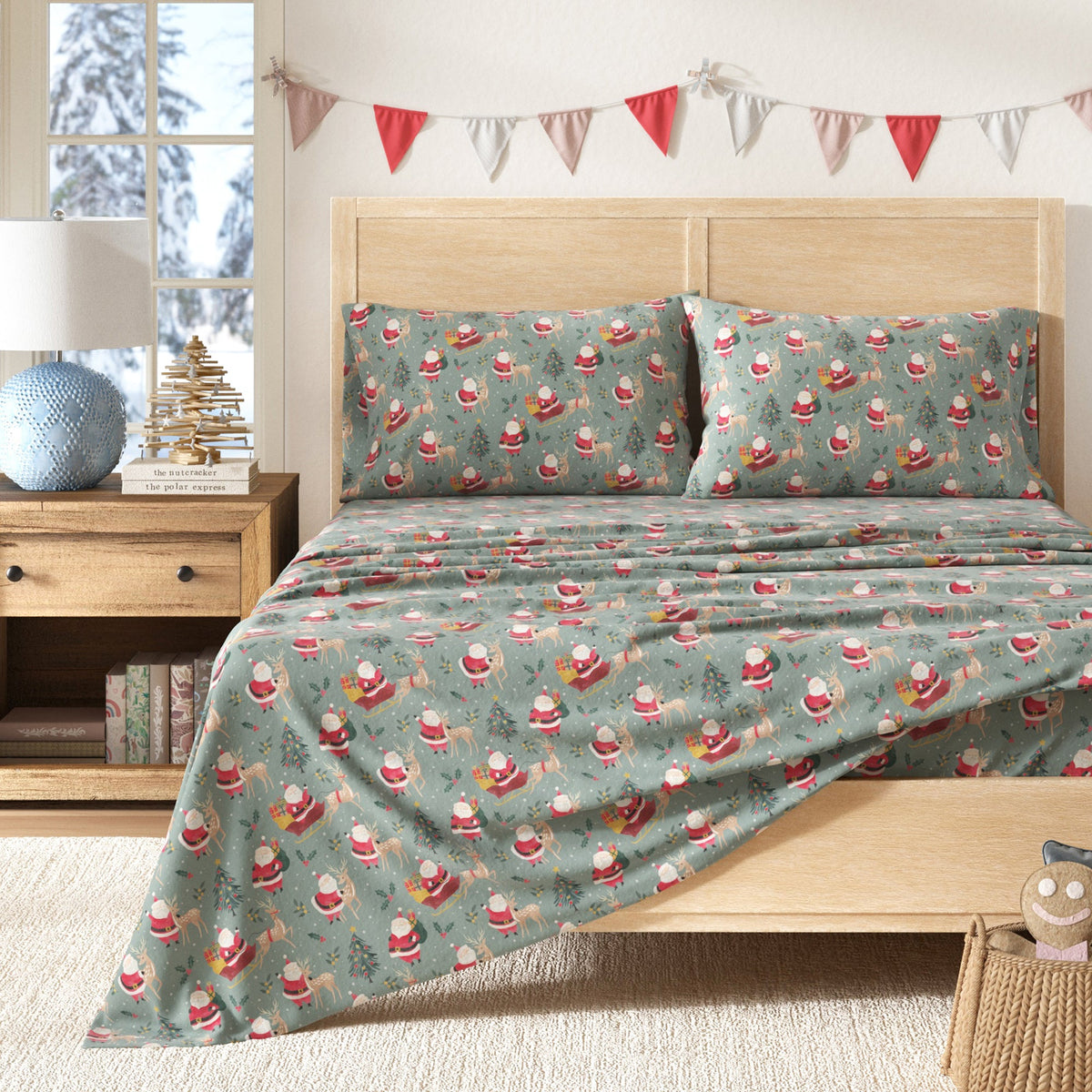 Turkish Cotton Christmas Flannel Sheet - Whittaker, photo 94 of 99