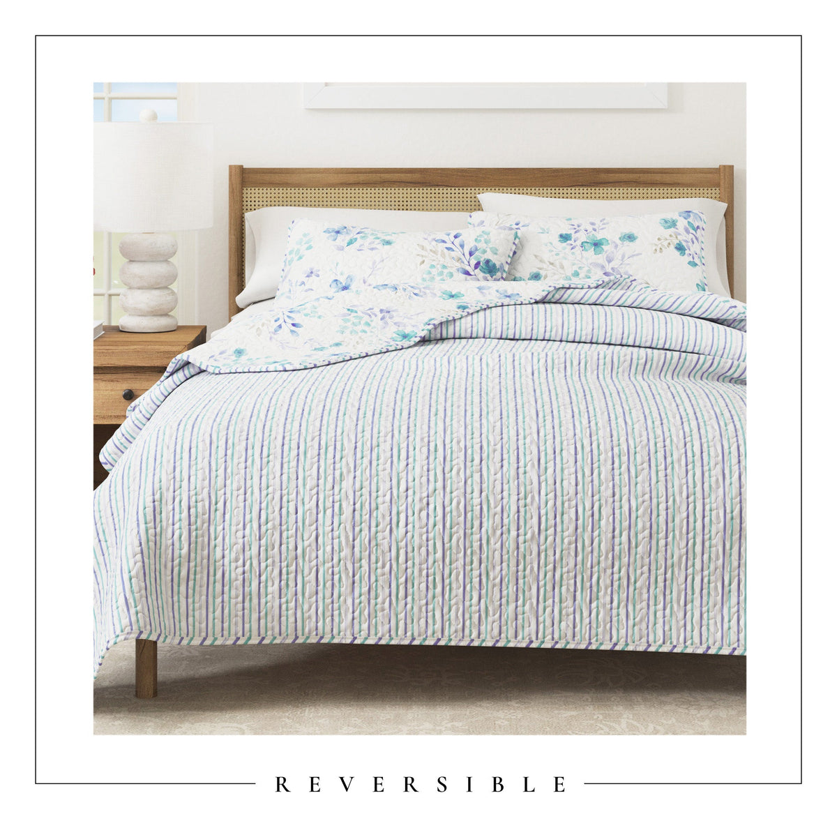 April Morning Floral Quilt Set, photo 4 of 6