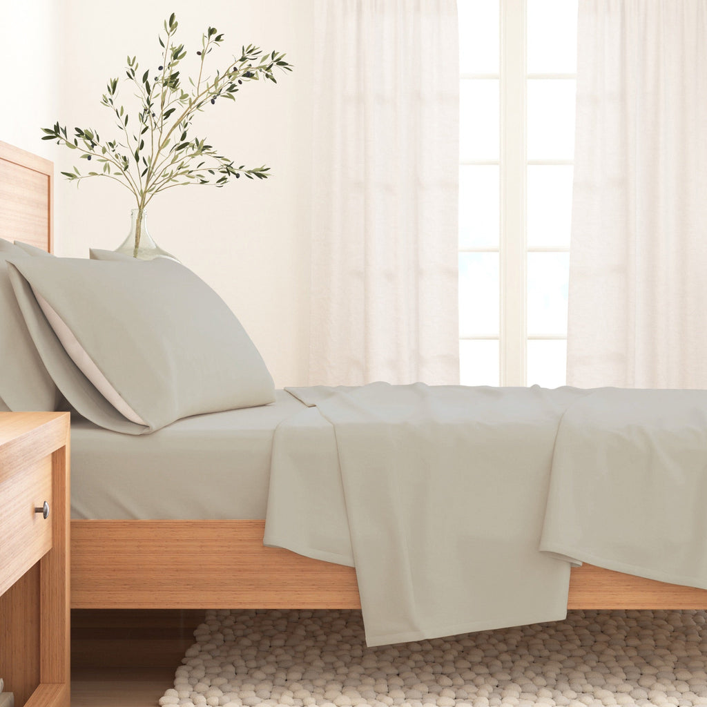 Cotton Solid Flannel Sheet - Nordic, photo 39 of 60