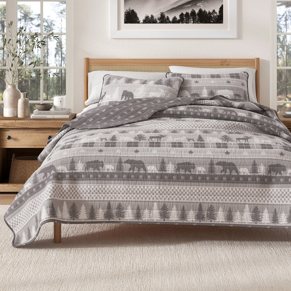 Rustic Landscape Quilt Set - Matthew Collection, photo 13 of 24