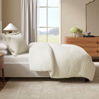 100% Cotton Honeycomb Waffle Duvet Set - Mattea, photo 7 of 42