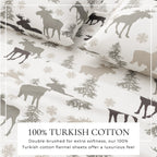 Turkish Cotton Flannel Sheet - Stratton, photo 37 of 74