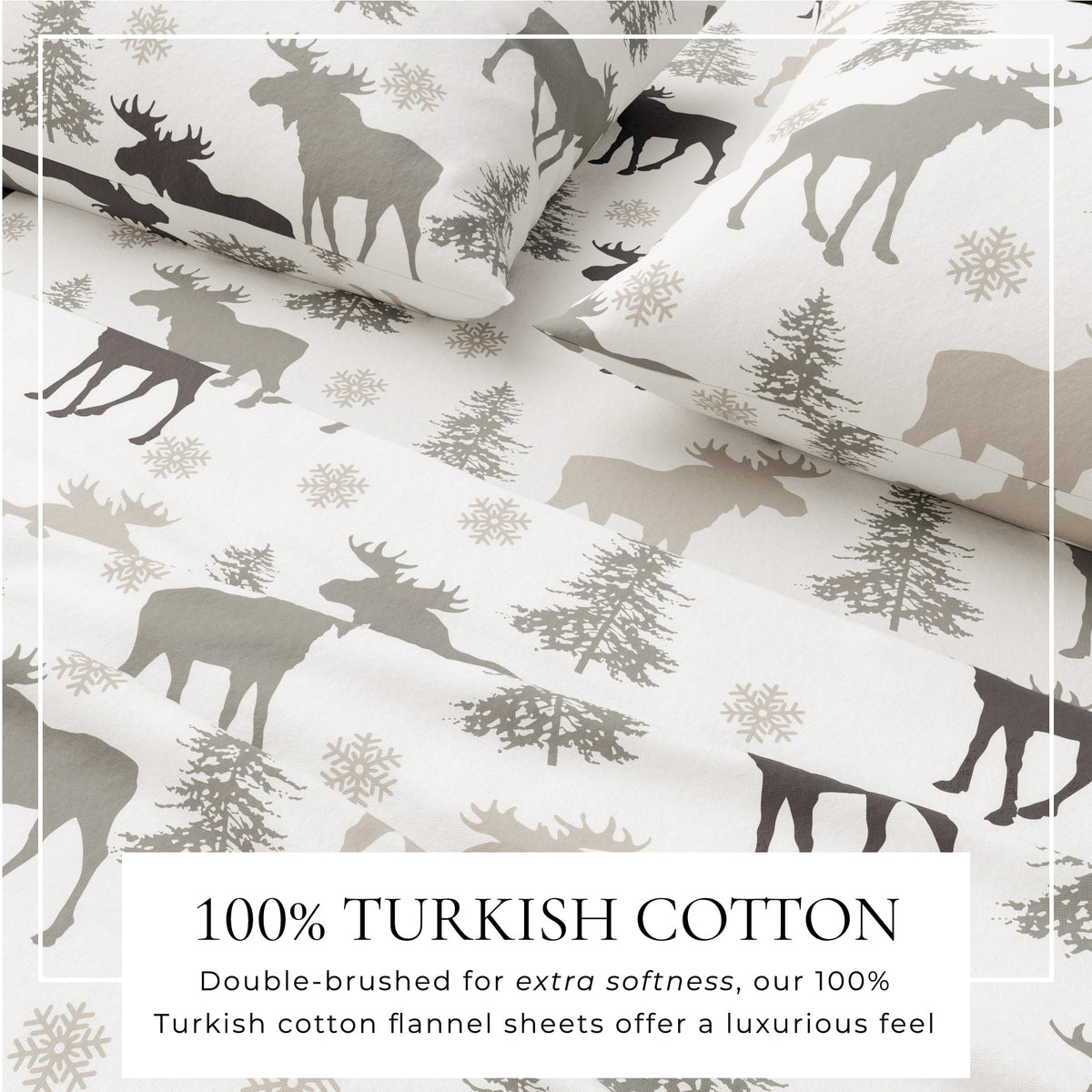 Turkish Cotton Flannel Sheet - Stratton, photo 37 of 74