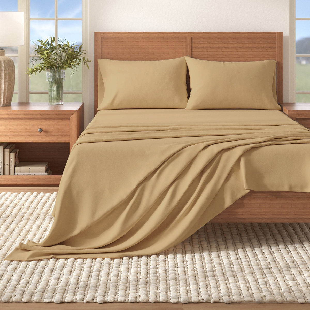 Cotton Solid Flannel Sheet - Nordic, photo 56 of 60