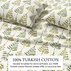Turkish Cotton Flannel Sheet Set - Elevated Holiday, photo 30 of 48