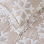 Matelassé Snowflake Quilt Set - Nino Collection, photo 21 of 24