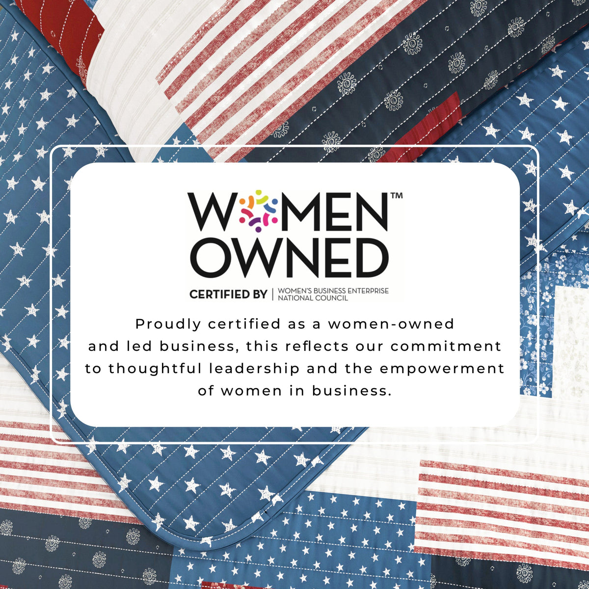 Americana Patchwork Quilt Set - Lowel Collection, photo 4 of 6