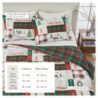 Reversible Christmas Comforter and Sham Set - Holiday Lodge, photo 53 of 120