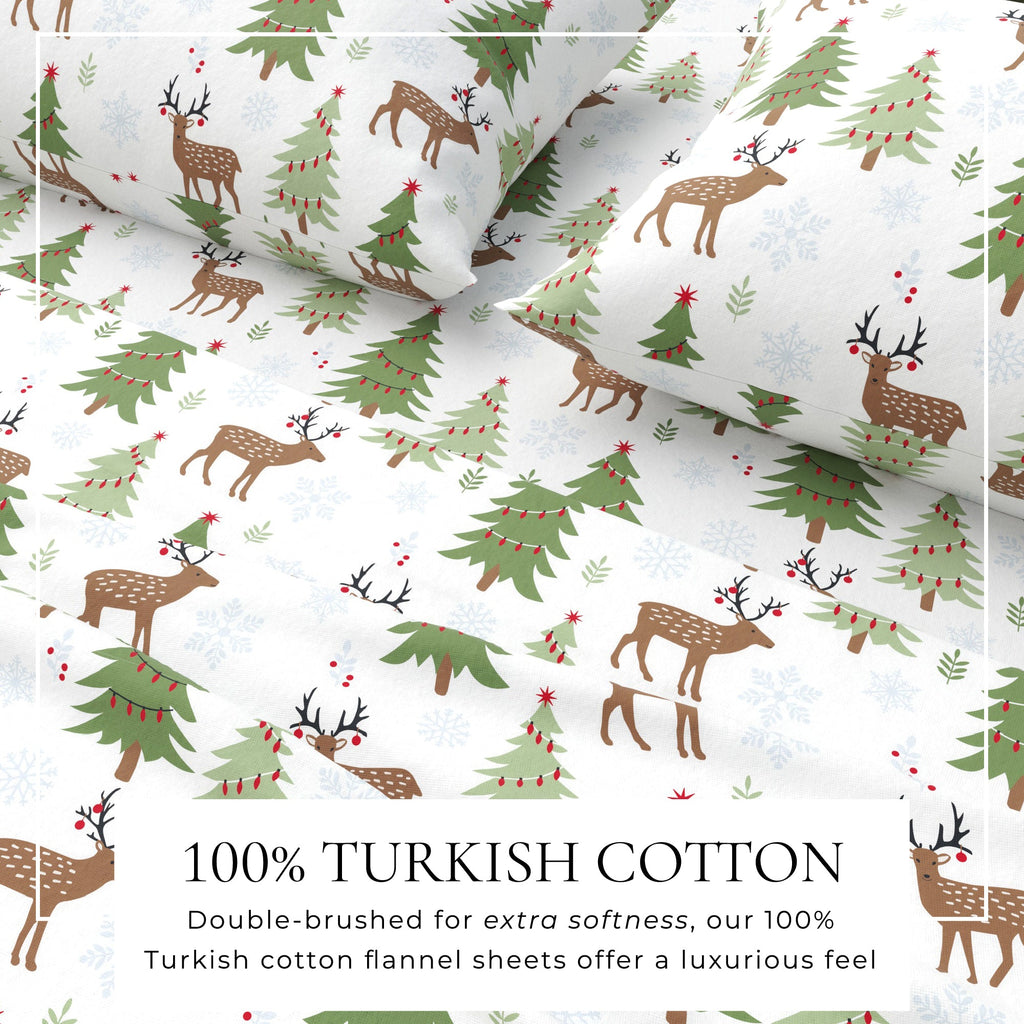 100% Turkish Cotton Flannel Sheet Sets - Boulder Collection, photo 2 of 40