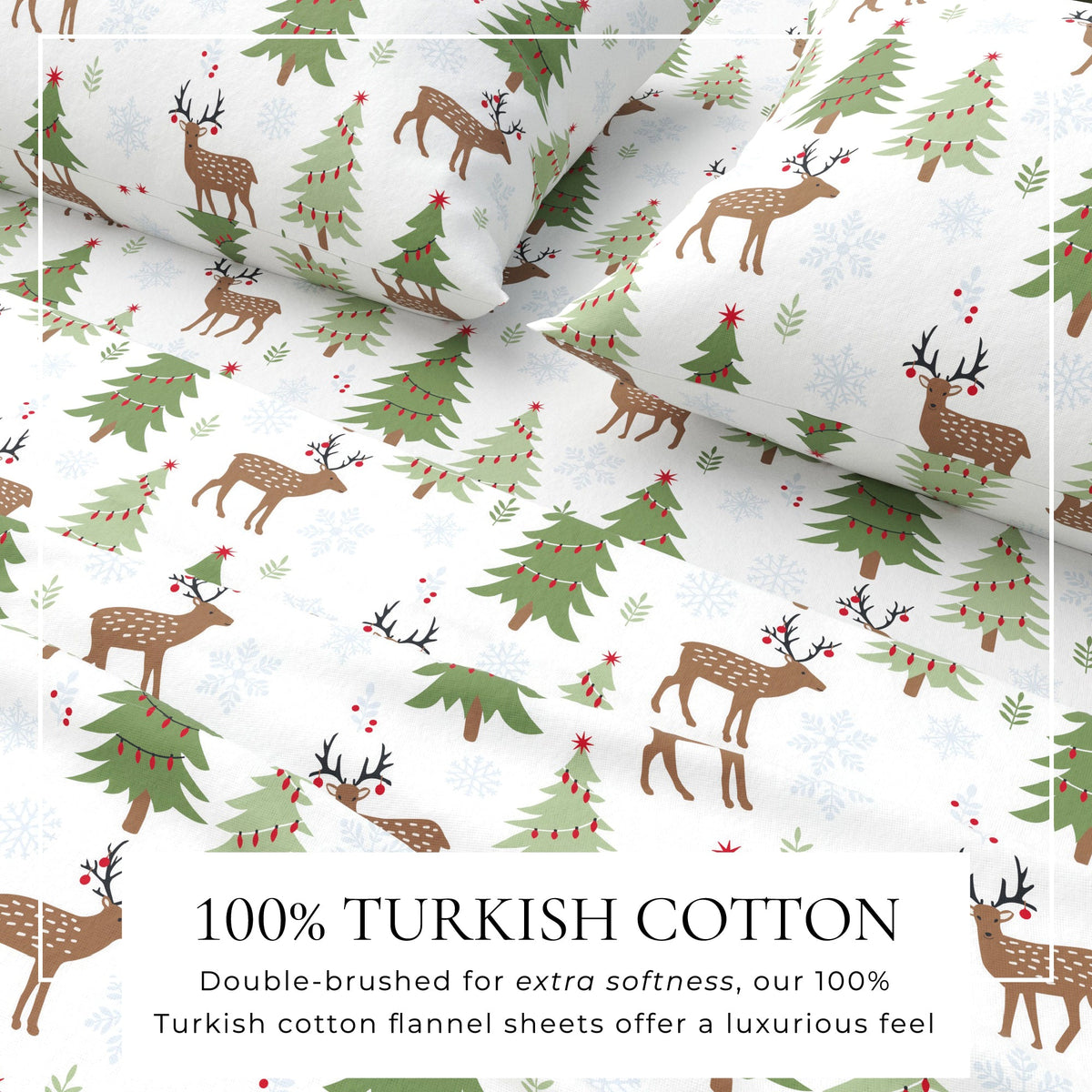 100% Turkish Cotton Flannel Sheet Sets - Boulder Collection, photo 2 of 40