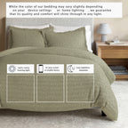 100% Cotton Honeycomb Waffle Duvet Set - Mattea, photo 36 of 42