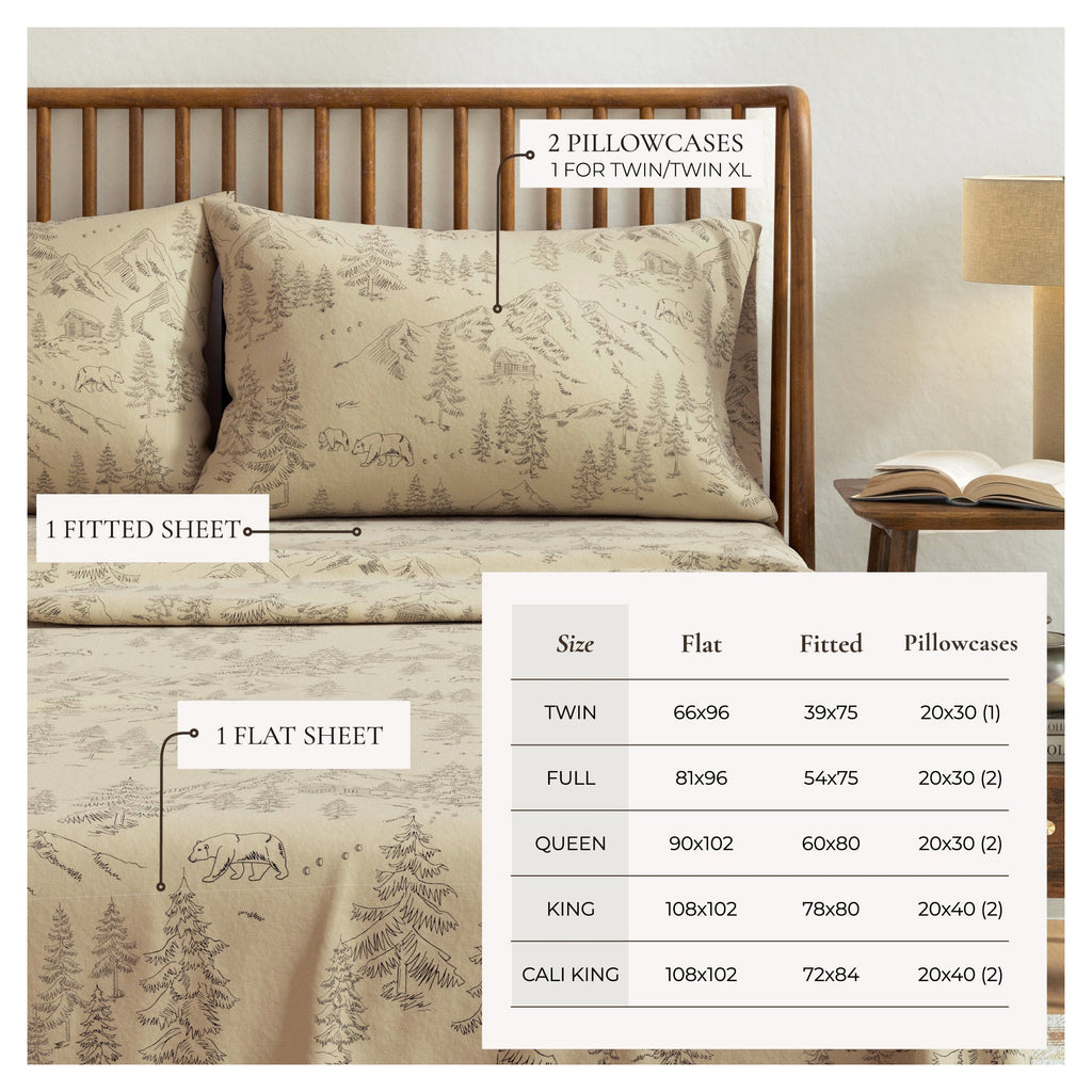 Turkish Cotton Flannel Sheet - Stratton, photo 62 of 74