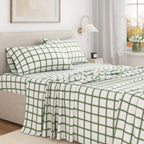 Turkish Cotton Flannel Sheet Set - Plaid & Stripe Collection, photo 17 of 30