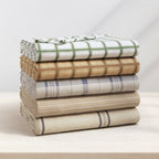 Turkish Cotton Flannel Sheet Set - Plaid & Stripe Collection, photo 18 of 30