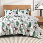 Reversible Christmas Comforter and Sham Set - Holiday Lodge, photo 79 of 120