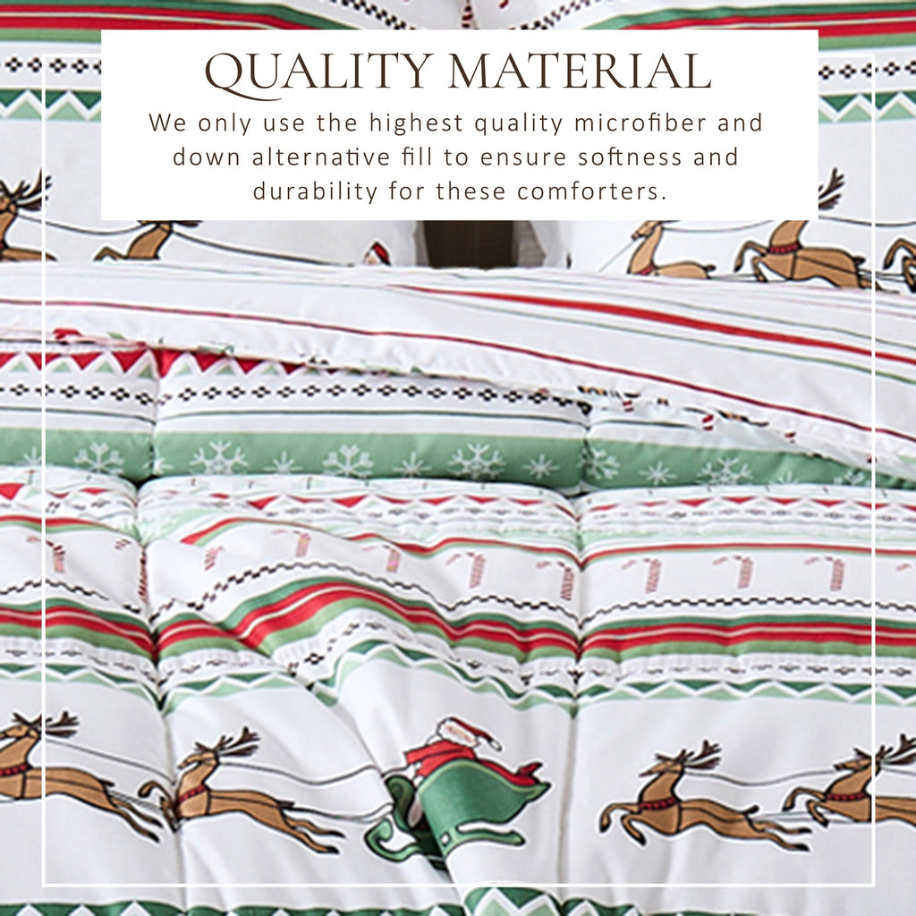 Reversible Christmas Comforter and Sham Set - Holiday Lodge, photo 90 of 120